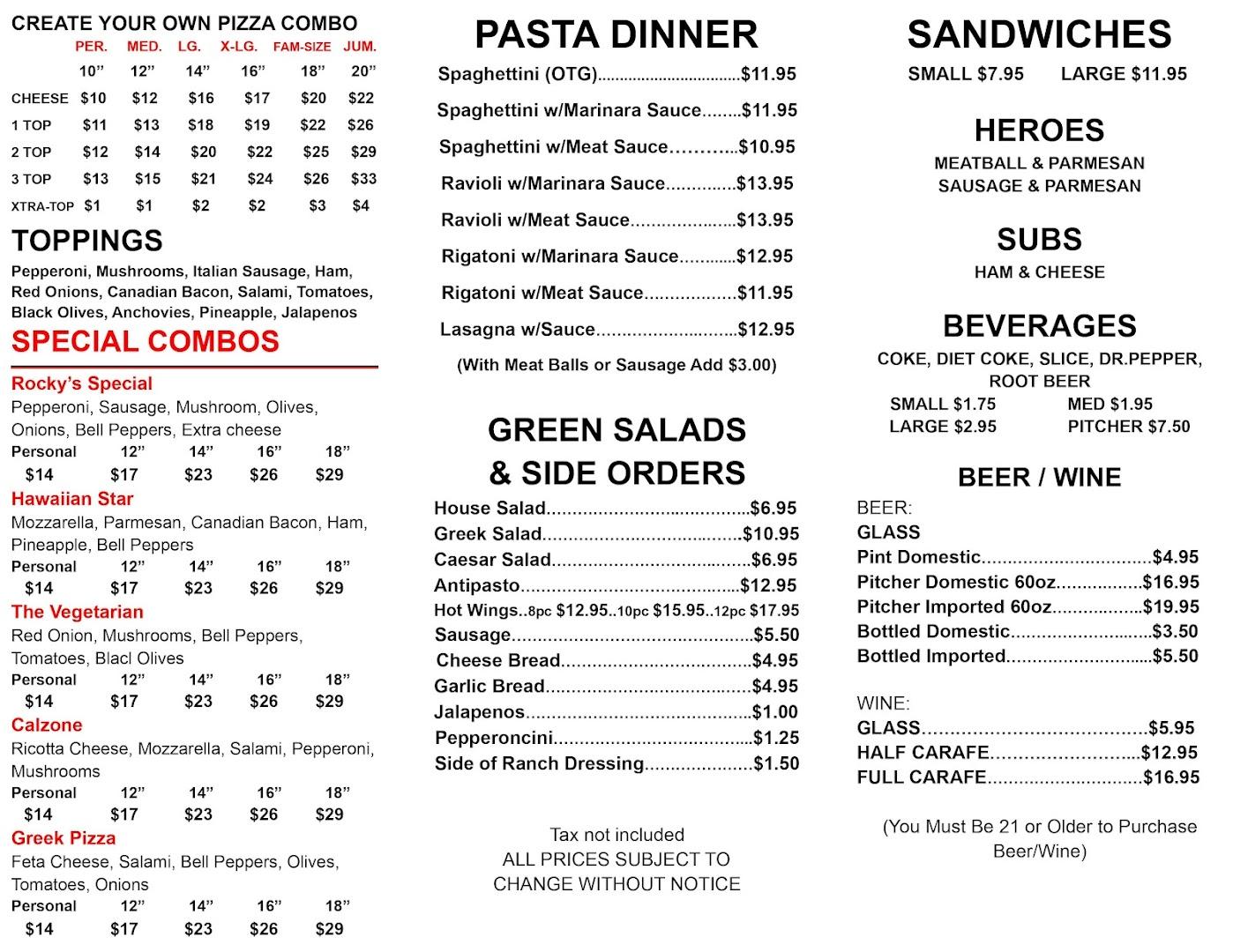 Rocky's New York Pizza